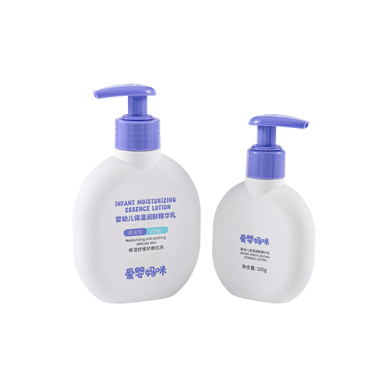 Jednoduchý a krásný fialový obal kulatá PE láhev